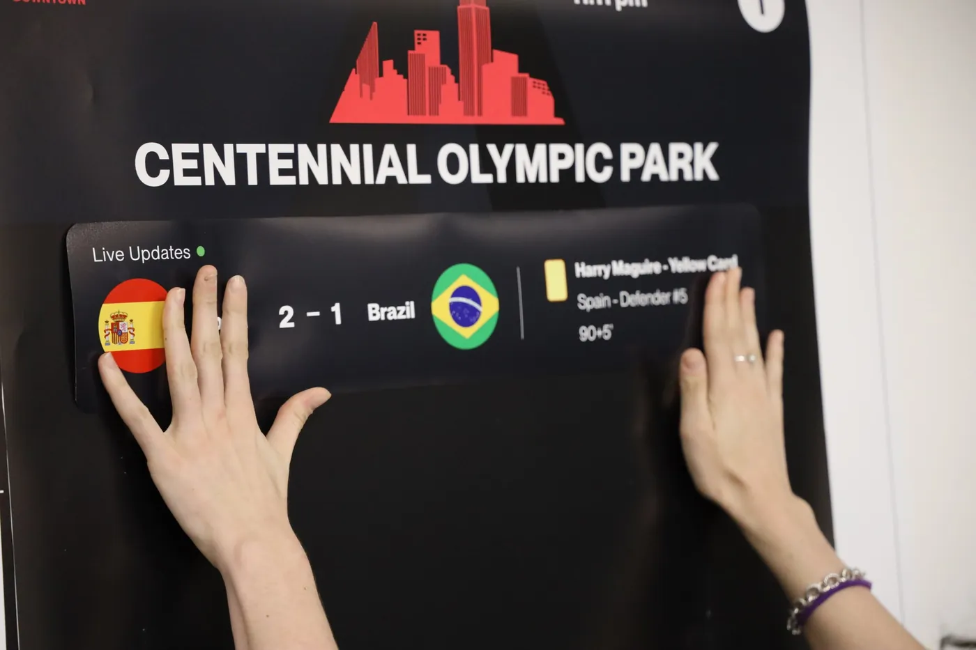 Testing the full-scale paper prototype of the kiosk
